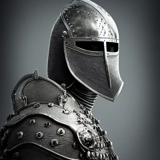 Prompt: knight, highly detailed, 4 k, hdr, smooth, sharp focus, high resolution, award - winning photo, boris valejo, photorealistic