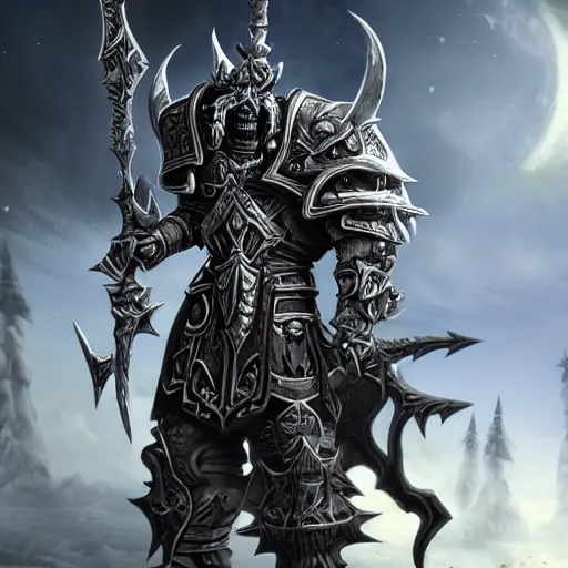 Image similar to world of warcraft chad lich king