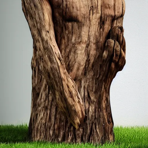 Image similar to a wood masterpiece symbolizing growth