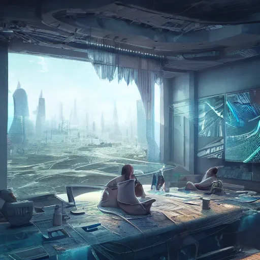 Image similar to ,inside a solarpunk utopian ethereal city, highly detailed, 4k, HDR, award-winning, artstation, octane render