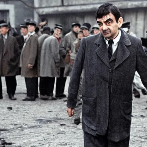 A still of mr bean in schindler s list stable diffusion openart