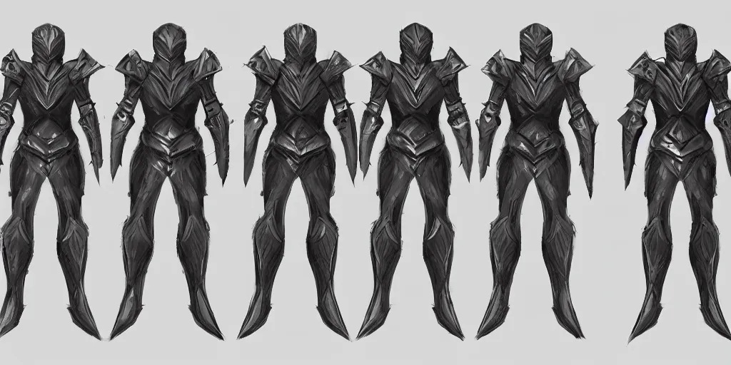 Image similar to armor concept design sheet