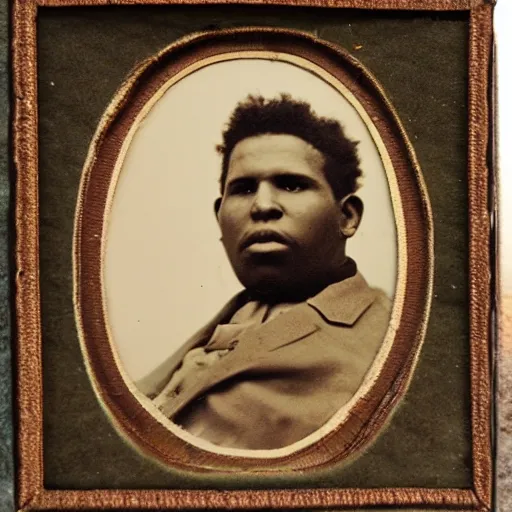 Prompt: Harvey price civil war photo, damaged, sepia,