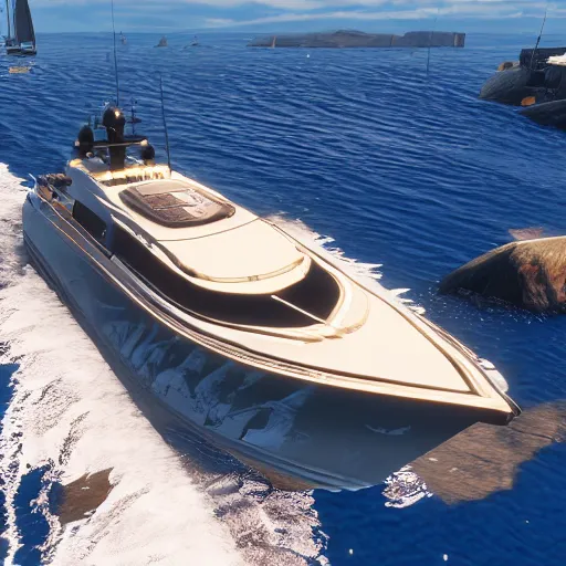 Image similar to yacht in red dead Redemption 2