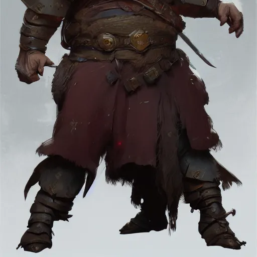 Image similar to high fantasy dwarf designed by Greg rutkowski, concept art, fantasy, 4k, CG render