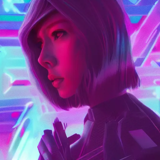 Image similar to long Shot of psychedelic Black widow standing in mysterious chromatic astral temple , stylish, lsd, soft, artstation, cinematic, artwork by WLOP