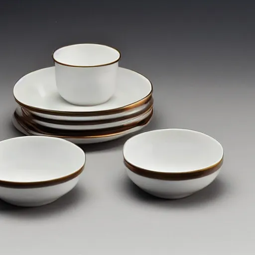 Prompt: tea set by margarete heymann, bauhaus