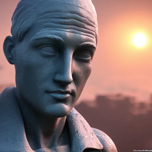 Prompt: portrait of statue ussr, 8 k uhd, unreal engine, octane render in the artstyle of finnian macmanus, john park and greg rutkowski