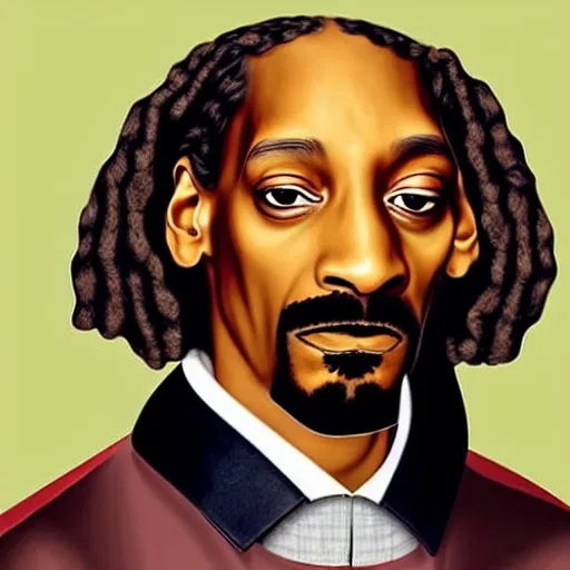 Image similar to a photorealistic portrait of snoop dog as william shakespeare, highly detailed