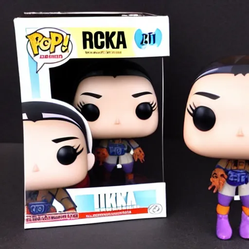 Prompt: Rika furude funko pop