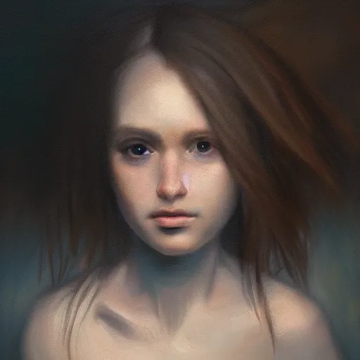 Image similar to what depression looks like, oil painting, pale colors, high detail, 8 k, wide angle, trending on artstation,