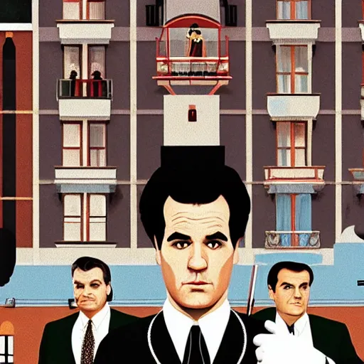 Image similar to goodfellas by wes anderson