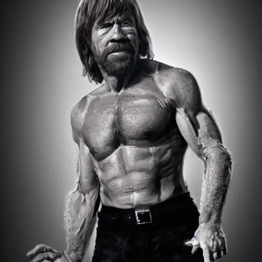 Image similar to a high detail, fully body shot of Chuck Norris wearing a tutu, render, cgsociety, photorealism