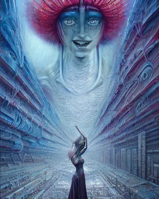 Prompt: the city is not a tree, by antonio j. manzanedo, giger, alex grey, android jones, wayne barlowe, philippe druillet, raymond swanland, cyril rolando, josephine wall, harumi hironaka, trending on artstation