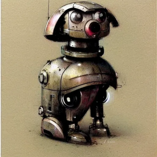 Image similar to ( ( ( ( ( 1 9 5 0 s retro future robot android box dog. muted colors. ) ) ) ) ) by jean - baptiste monge!!!!!!!!!!!!!!!!!!!!!!!!!!!!!!