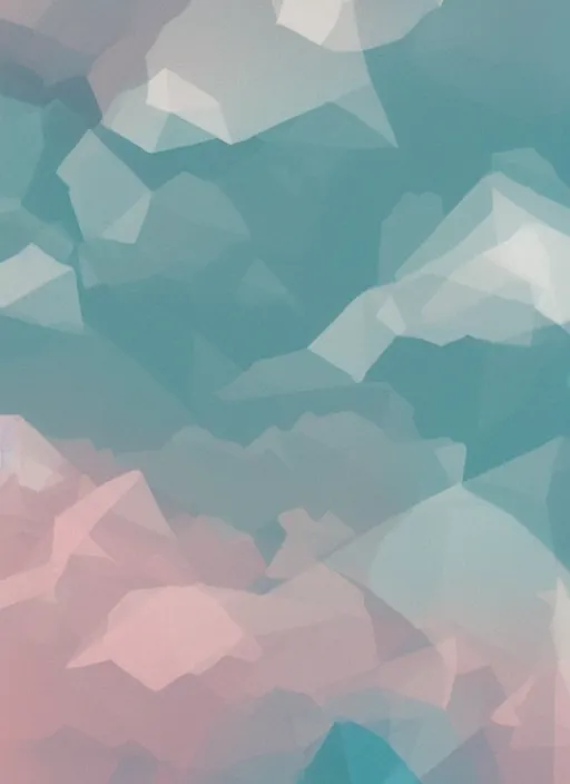 Prompt: white phoenix on salt crystals simple background simplified design geometric graphic design minimalist deep bluish grey slight pink pight clouds thick