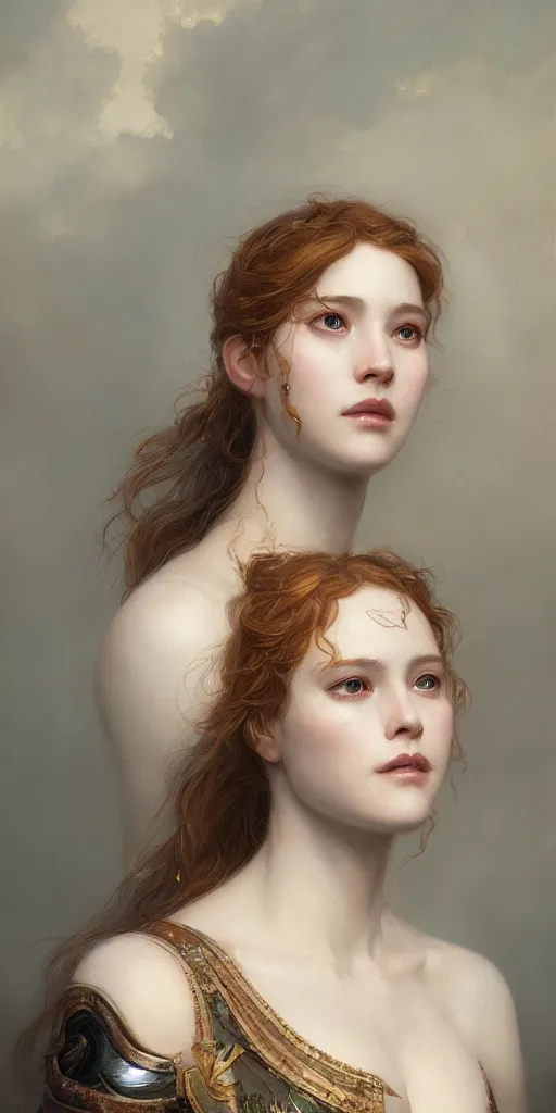 Image similar to Felicity, masterpiece by Edgar Maxence and Ross Tran and Michael Whelan, 8k, octane render