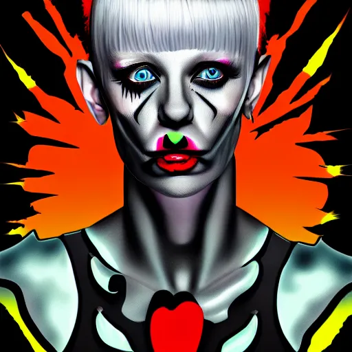 Image similar to Die antwoord, digital art, trending on artstation