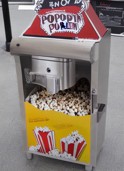 Prompt: movie theatre popcorn machine