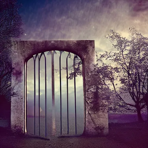 Image similar to a gateway between dreams