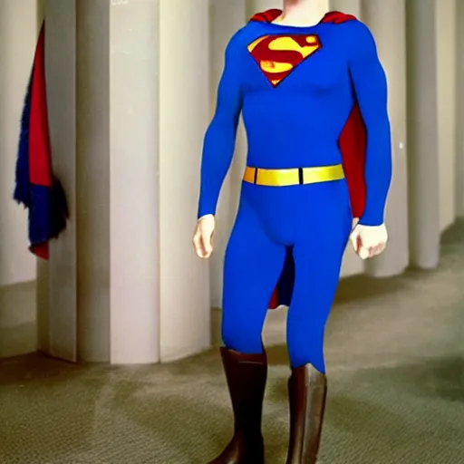 Prompt: valery giscard d'estaing as superman