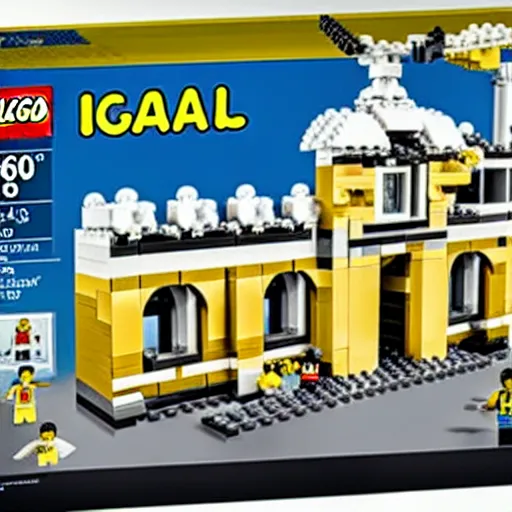 Image similar to mar - a - lago fbi raid lego set