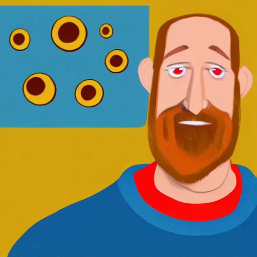 Image similar to scott hanselman portrait art by pixar