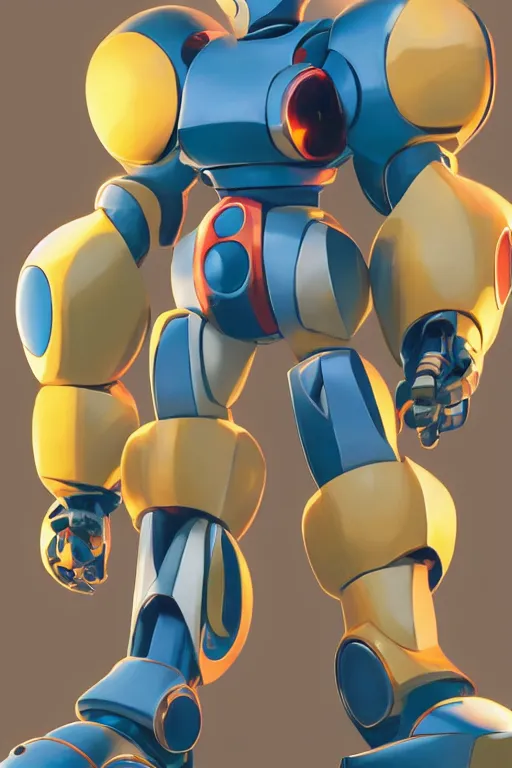 Image similar to metabots medabots medarotto medarot robot minimalist comics, behance hd by jesper ejsing, by rhads, makoto shinkai and lois van baarle, ilya kuvshinov, rossdraws global illumination ray tracing hdr radiating a glowing aura