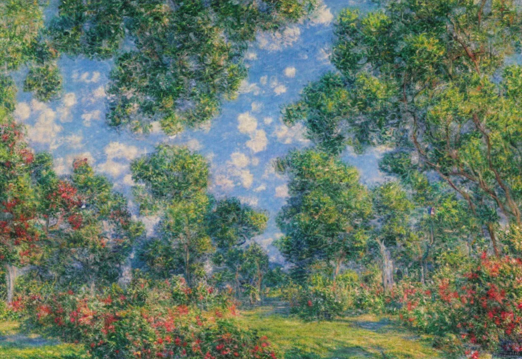 Image similar to anime scenery, very anime in impressionist style, trending artwork, anime painter studio, by claude monet