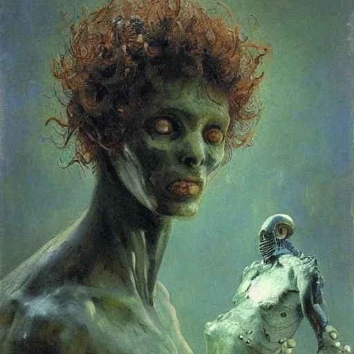 Image similar to alien by ilya repin