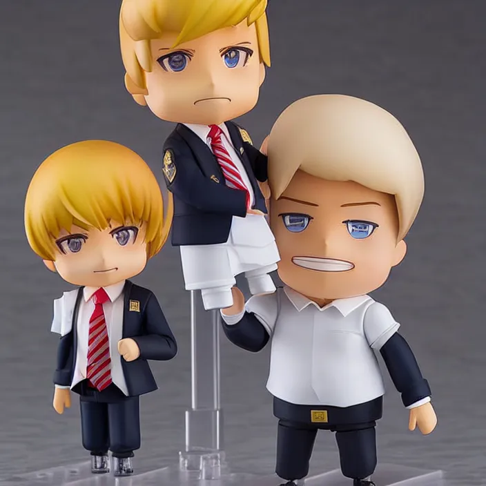 Image similar to Donald Trump, An anime Nendoroid of Donald Trump, figurine, detailed product photo