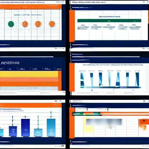 Image similar to a powerpoint presentation about ai making powerpoint presentations. powerpoint spreadsheet.