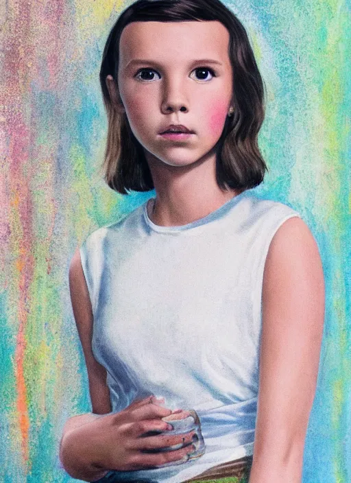Prompt: Portrait of Millie Bobby Brown