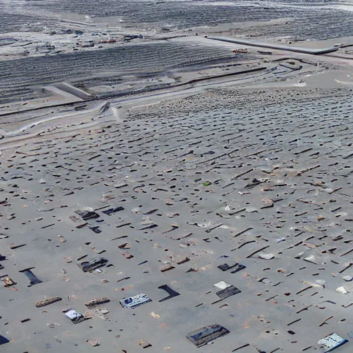 Prompt: giant mall with a big parking lot at the sahara desert, 2 0 2 2