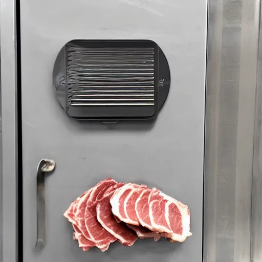 Image similar to commercial washroom hand dryer, metal vent, 🥓🥓🥓 dropping out