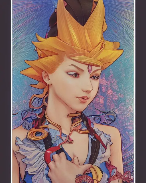 Image similar to if bart simpson was a real boy, beautiful shadowing, 3 d shadowing, reflective surfaces, 8 k, beautifully detailed pencil illustration, intricate, epic composition, masterpiece, bold complimentary colors. stunning masterfully illustrated by artgerm, range murata, alphonse mucha