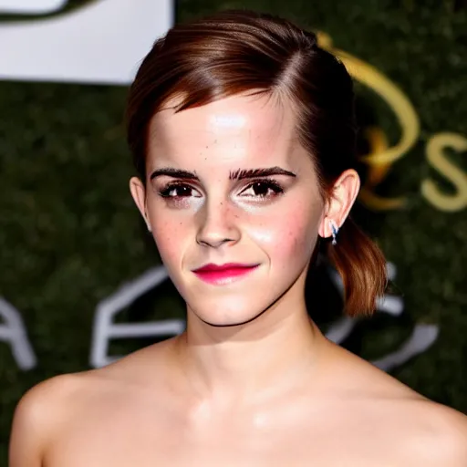 Image similar to Emma Watson as the Microsoft paperclip