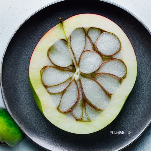 Image similar to dew cover apple, food photography