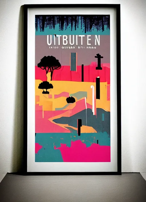 Image similar to urban outfitters art poster