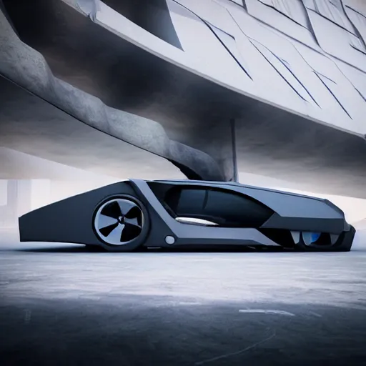 Prompt: khyzyl saleem car : medium size: 7, u, x, y, o medium size form panels: motherboard medium size forms : zaha hadid architecture big size forms: brutalist medium size forms: sci-fi futuristic setting: Ash Thorp car: ultra realistic phtotography, keyshot render, octane render, unreal engine 5 render , high oiled liquid glossy specularity reflections, ultra detailed, 4k, 8k, 16k: blade runner 2049 color colors : : Cyberpunk 2077, ghost in the shell, thor 2 marvel film, cinematic, high contrast: tilt shift: sharp focus