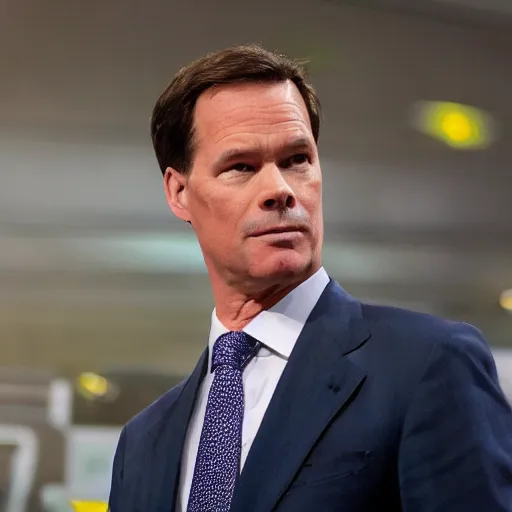 Image similar to mark rutte