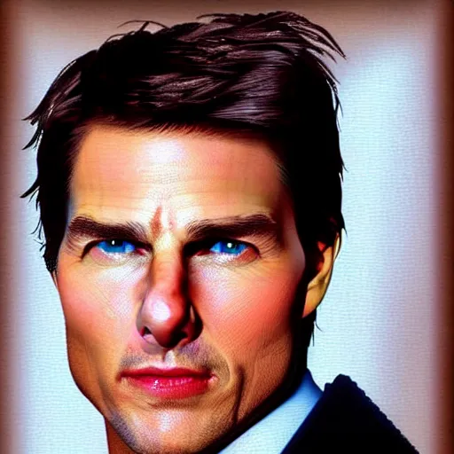 Prompt: tom cruise!!!!!!!! as mario, nintendo, hyperrealistic, film shot, photo