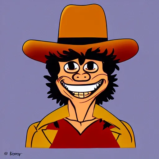 Prompt: freddy kreuger in the style of john kricfalusi