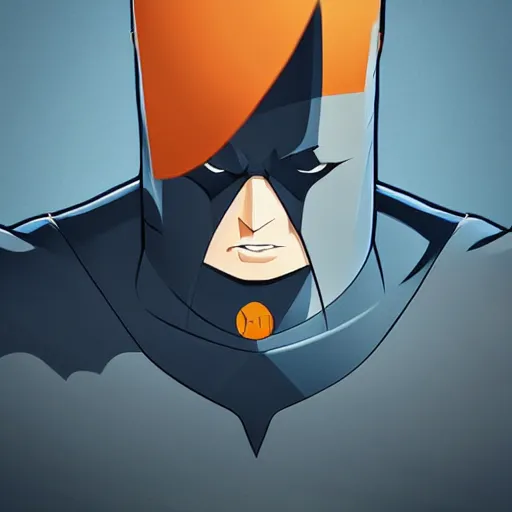 Image similar to face icon stylized minimalist batman : the animated series, loftis, cory behance hd by jesper ejsing, by rhads, makoto shinkai and lois van baarle, ilya kuvshinov, rossdraws global illumination