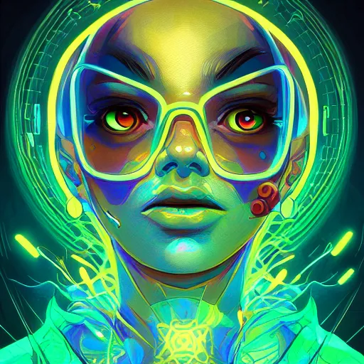 Image similar to skill magic geek inside matrix deepdream radiating a glowing aura stuff loot legends stylized digital illustration video game icon artstation lois van baarle, ilya kuvshinov, rossdraws,