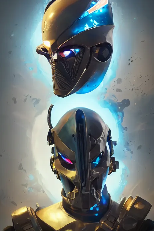 Image similar to epic mask helmet robot ninja portrait stylized as fornite style game design fanart by concept artist gervasio canda, behance hd by jesper ejsing, by rhads, makoto shinkai and lois van baarle, ilya kuvshinov, rossdraws global illumination radiating a glowing aura global illumination ray tracing hdr render in unreal engine 5