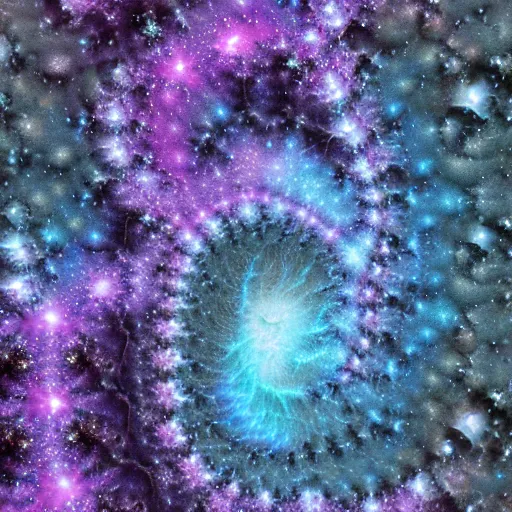 Prompt: Nebula fractal, lots of detail