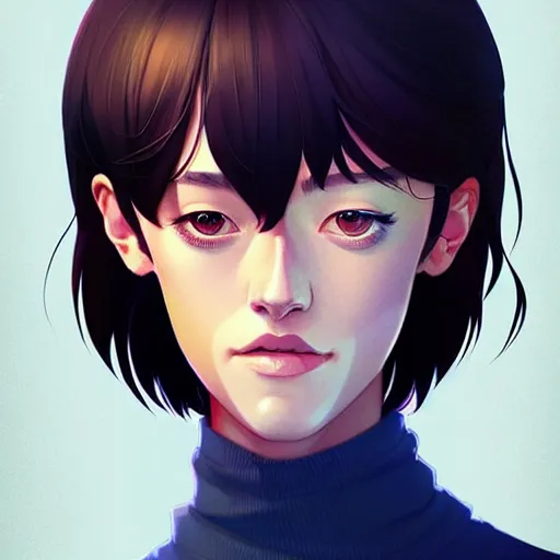 Image similar to mackenzie davis, portrait shinkai makoto studio ghibli studio key hideaki anno sakimichan stanley artgerm lau rossdraws james jean marc simonetti elegant highly detailed digital painting artstation pixiv