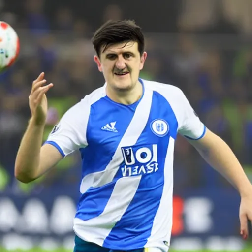 Image similar to Harry Maguire as a Brighton soccer player