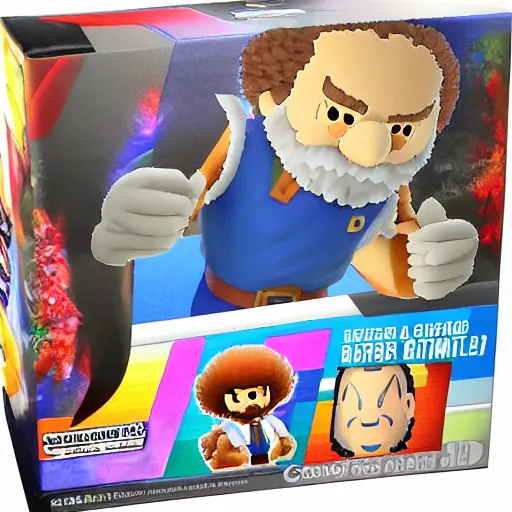 Image similar to Bob Ross character reveal for Super Smash bros ultimate